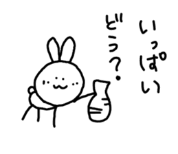 kawaii monster rabbit sticker #14959317