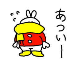 kawaii monster rabbit sticker #14959321