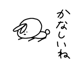 kawaii monster rabbit sticker #14959325