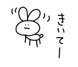 kawaii monster rabbit sticker #14959329