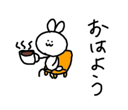 kawaii monster rabbit sticker #14959332