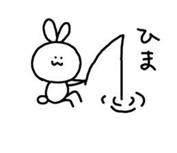 kawaii monster rabbit sticker #14959333