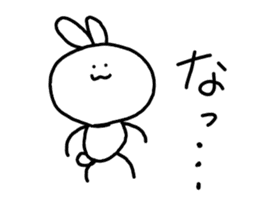 kawaii monster rabbit sticker #14959341
