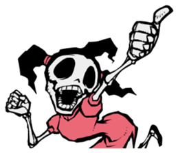 skeleton_kung fu_2 sticker #14959479