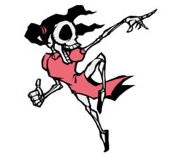 skeleton_kung fu_2 sticker #14959481