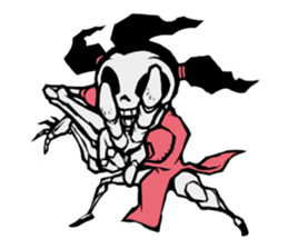 skeleton_kung fu_2 sticker #14959483