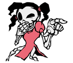 skeleton_kung fu_2 sticker #14959484
