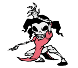skeleton_kung fu_2 sticker #14959486