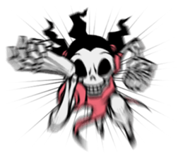 skeleton_kung fu_2 sticker #14959488