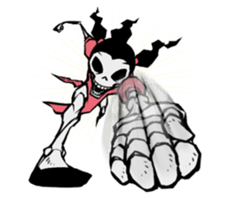 skeleton_kung fu_2 sticker #14959489