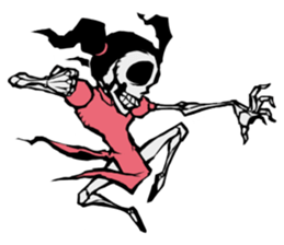 skeleton_kung fu_2 sticker #14959490