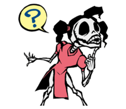 skeleton_kung fu_2 sticker #14959494