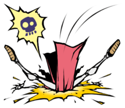 skeleton_kung fu_2 sticker #14959496