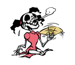 skeleton_kung fu_2 sticker #14959498