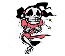 skeleton_kung fu_2 sticker #14959499