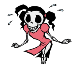skeleton_kung fu_2 sticker #14959502