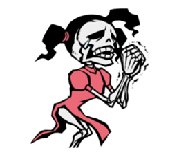 skeleton_kung fu_2 sticker #14959503