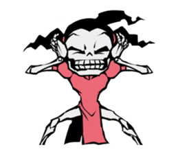 skeleton_kung fu_2 sticker #14959504