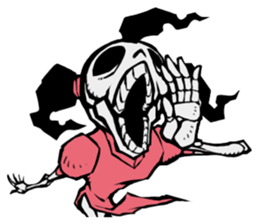 skeleton_kung fu_2 sticker #14959506