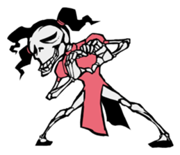 skeleton_kung fu_2 sticker #14959512