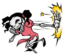 skeleton_kung fu_2 sticker #14959513