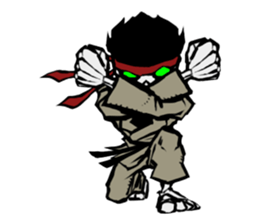 skeleton_karate_2 sticker #14959727