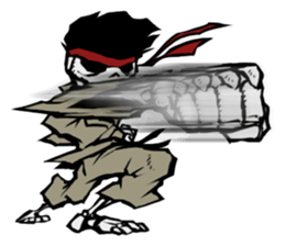 skeleton_karate_2 sticker #14959731