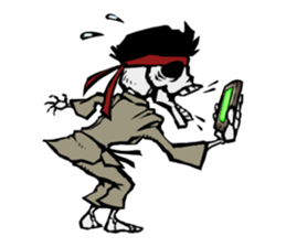skeleton_karate_2 sticker #14959742