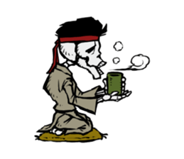 skeleton_karate_2 sticker #14959752