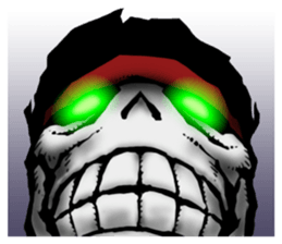 skeleton_karate_2 sticker #14959755