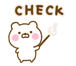 Honobono Bear Yokutukau Northern Europe sticker #14960037