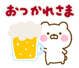 Honobono Bear Yokutukau Northern Europe sticker #14960038