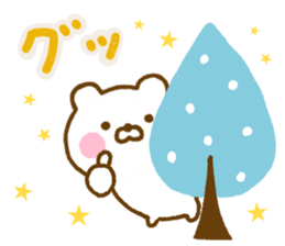 Honobono Bear Yokutukau Northern Europe sticker #14960061