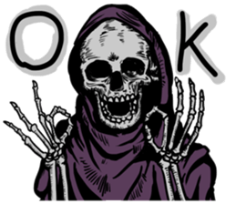 Death grimreaper Sticker sticker #14960348