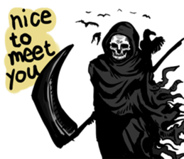 Death grimreaper Sticker sticker #14960359