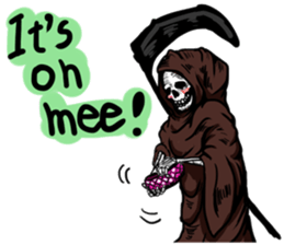 Death grimreaper Sticker sticker #14960360