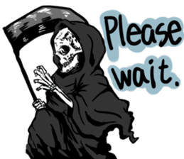 Death grimreaper Sticker sticker #14960373