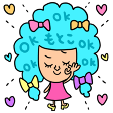 Many set motoko sticker #14960381