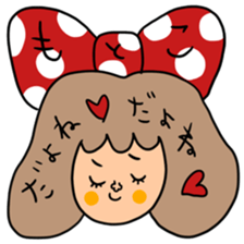 Many set motoko sticker #14960404