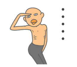 Fun but creepy Man's edition 1 sticker #14960545