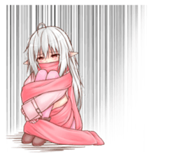 White Elf Girl! sticker #14960716