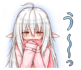 White Elf Girl! sticker #14960717