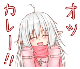 White Elf Girl! sticker #14960725