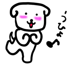 dog of square face sticker part6 sticker #14960793