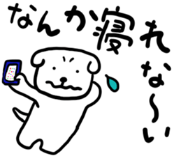 dog of square face sticker part6 sticker #14960811