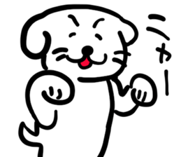 dog of square face sticker part6 sticker #14960812