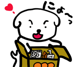 dog of square face sticker part6 sticker #14960813