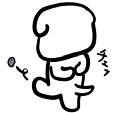 dog of square face sticker part6 sticker #14960816