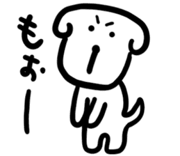 dog of square face sticker part6 sticker #14960822