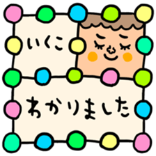 Many set ikuko sticker #14961155